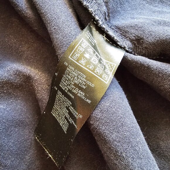 Forever21 "I'm Not Sorry" Utility Jacket - Navy - Sz L - Picture 5 of 13